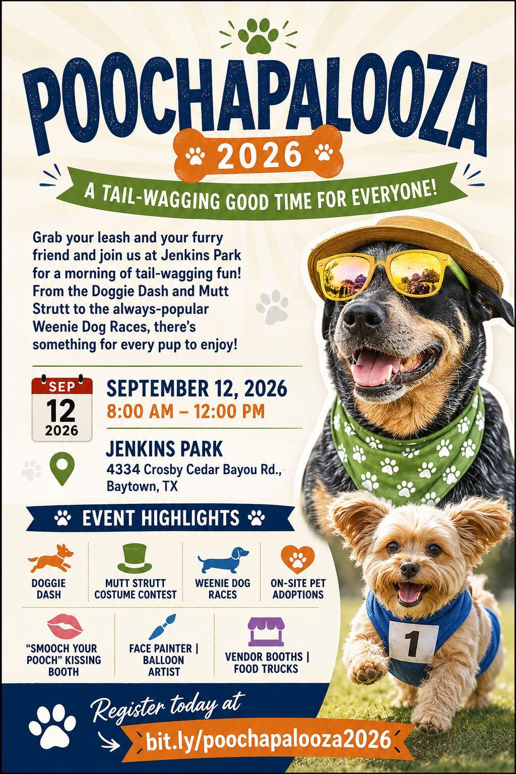 Poochapalooza 2026 flyer