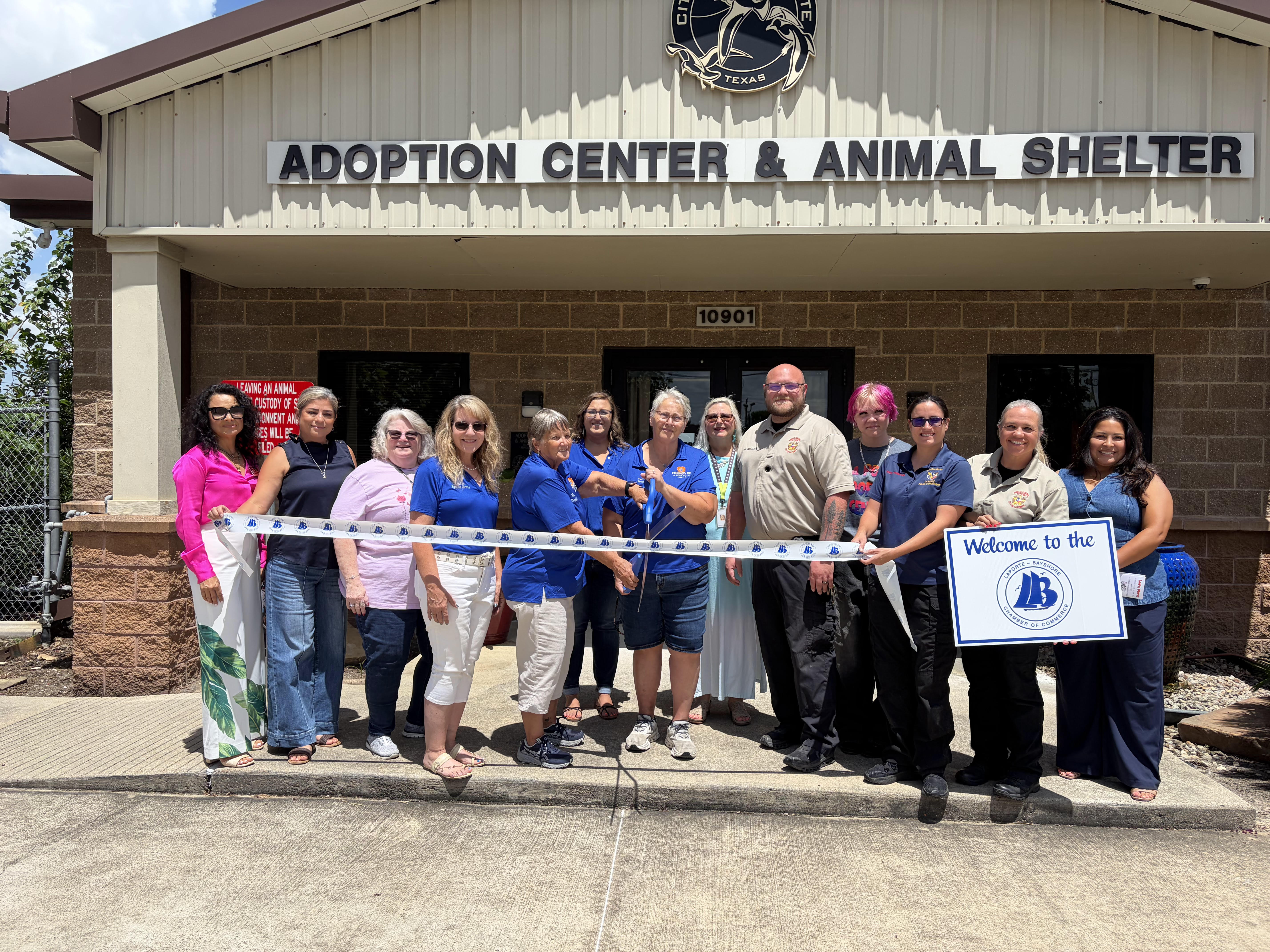 Chamber of Commerce Ribbon Cutting at La Porte Animal Shelter
